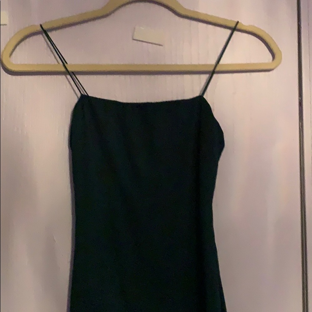 Green tight dress